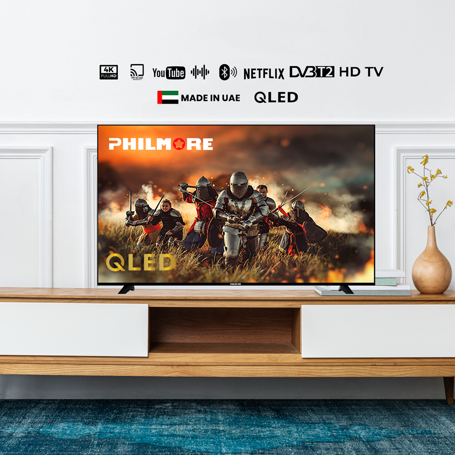 مواصفات تلفزيون QLED - 75&quot; T2+Android13+Bluetooth